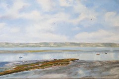 All is Calm : An original pastel by landscape artist Sue Thomas