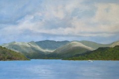 The Silence We Left Behind : An original painting by Sue Thomas