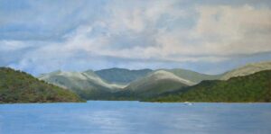 The Silence We Left Behind : An original painting by Sue Thomas