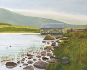 Where Stillness Rests : An original painting by Sue Thomas